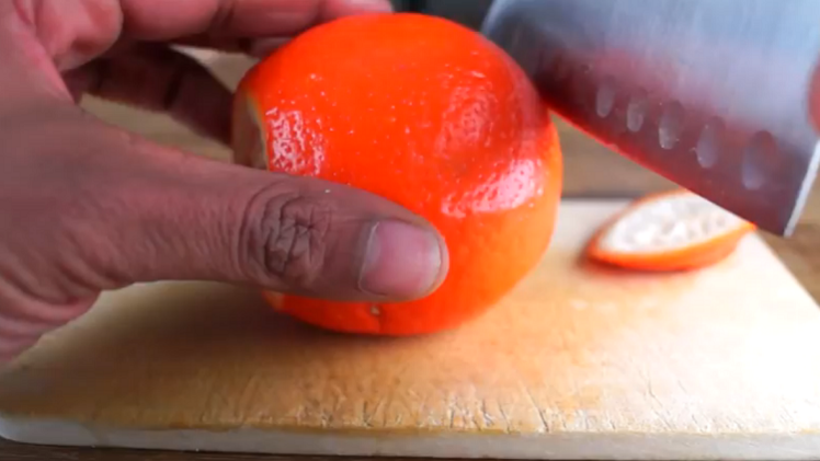 تقطيع برتقال