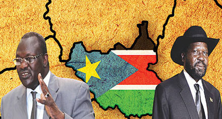 جنوب السودان مشار وسلفا