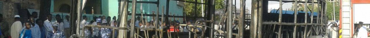 اشتعال النيران في أتوبيس ركاب شمال الغردقة 10 حريق10