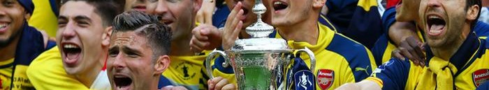 رامسي يهدي أرسنال فوزا ساحقا على إيفرتون 10 ارسنال بطل كأس الاتحاد الانجليزي 2015