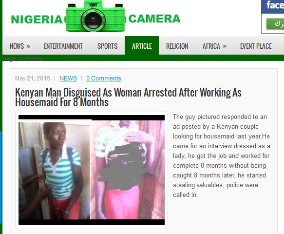 بالصورة..رواد مواقع التواصل ينشرون خبراً كاذباً عن العاملة الحبشية ويدعون أنها تعمل في السودان والسعودية في نفس الوقت 1 Capture2