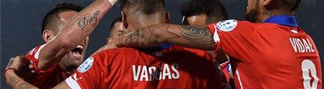 برافو يقود تشيلي إلى نهائي كأس القارات 10 تشيلي 20151