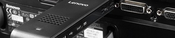 بالصور .. لينوفو تكشف عن أول حواسبها المصغرة بحجم راحة اليد وبنظام ويندوز 14 Lenovo