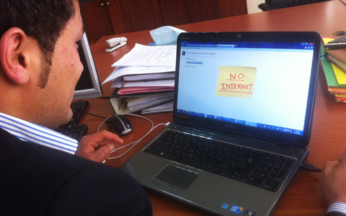 No Internet Access in Iran