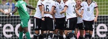 شاهد بالفيديو.. سيدات ألمانيا يفترسن سيدات ساح العاج بعشرة أهداف نظيفة 10 germany team ladies