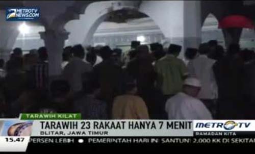 بالفيديو: أسرع صلاة تراويح على الإطلاق 23 ركعة خلال 7 دقائق 1 أسرع تراويح