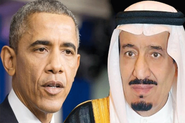 ضغوط أميركية لكبح عقوبات السعودية للبنان 1 الملك سلمان و أوباما