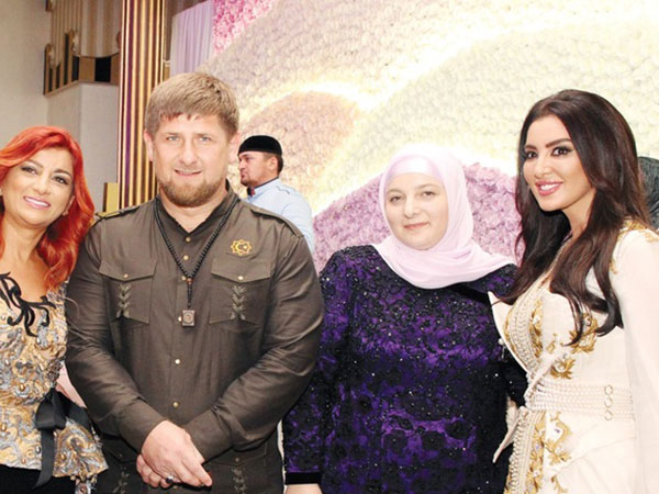 رئيس الشيشان و الزوجات