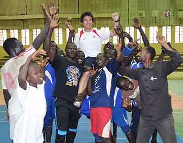 اليابان تدرب مصارعي النوبة السودانيين على المصارعة الأولمبية 1 مصارعة