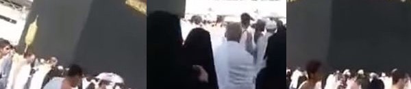 بالفيديو: معتمر يطوف حول الكعبة ويدعي اللهم زوجني مزيونة ويجبر زوجته على قول آمين 10 معتمر يهذي