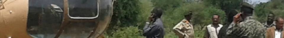 بالصور .. نجاة وفد حكومي ومسؤولين من احتراق مروحية بدارفور بعد احتراق محرك المروحية 15 11749393 861295887252789 41084979 n