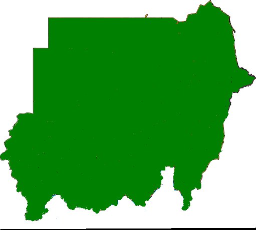 خريطة السودان الاخضر