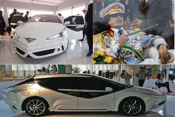السيارة التي صممها معمر القذافي