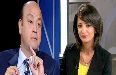 بالفيديو.. مذيعة الجزيرة غادة عويس لعمرو أديب: مهرج أقرع تافه 1 غادة عويس عمرو أديب