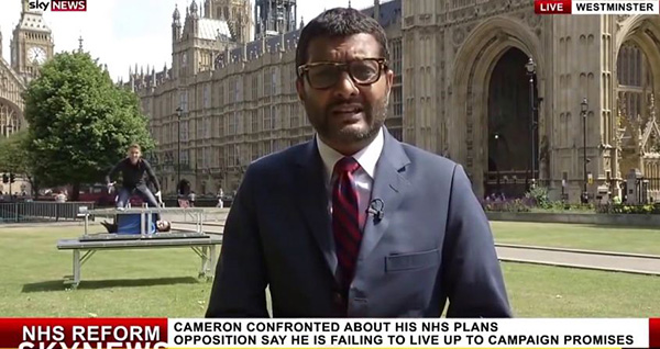 مراسل سكاي نيوز