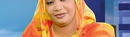 المذيعة سلمى سيد النيل الازرق