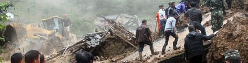 بالفيديو: لحظة وقوع انهيار أرضي في الصين 10 انهيار أرضي في الصين