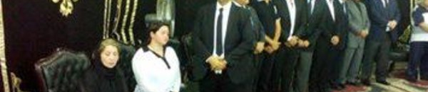 وسي تتلقى عزاء نور الشريف