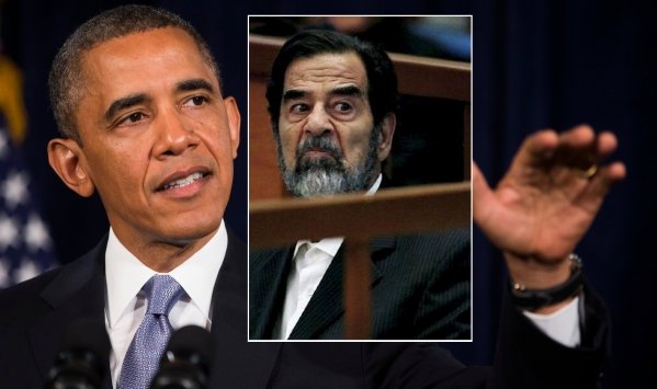 اوباما و صدام