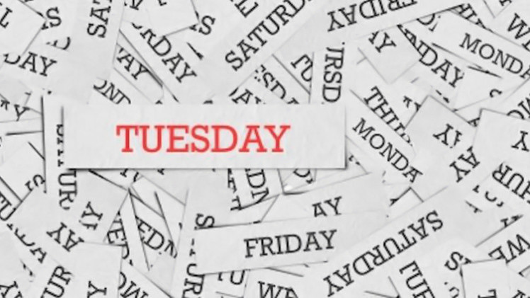 يوم الثلاثاء