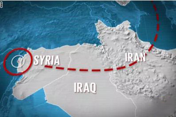 إختفاء سوريا والعراق عن الخريطة