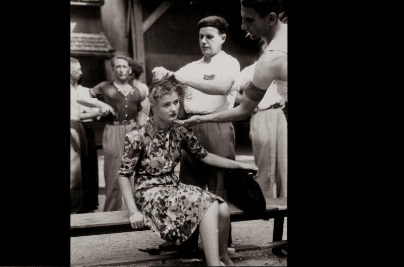 الفرنسيون يعاقبون الفتيات اللواتي اصبحن على علاقة مع النازيين