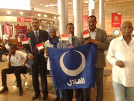 صور.. سفير السودان بمصر يستقبل بعثة الهلال السوداني بمطار القاهرة 3 الهلال سموحة2