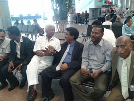 صور.. سفير السودان بمصر يستقبل بعثة الهلال السوداني بمطار القاهرة 5 الهلال سموحة4