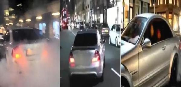 فحط بالمرسيدس