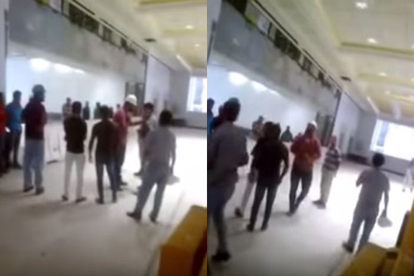 بالفيديو: مهندس بالحرم المكي يقوم بضرب وإهانة العمال 1 مهندس بالحرم المكي يضرب العمال