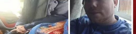 تصرف مسافر مع منقبة