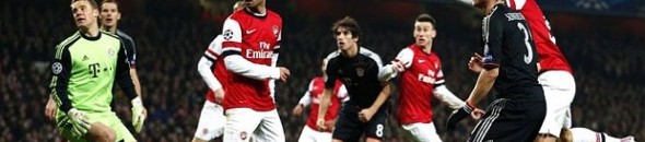 مباراة ارسنال وبايرن ميونخ 2 0