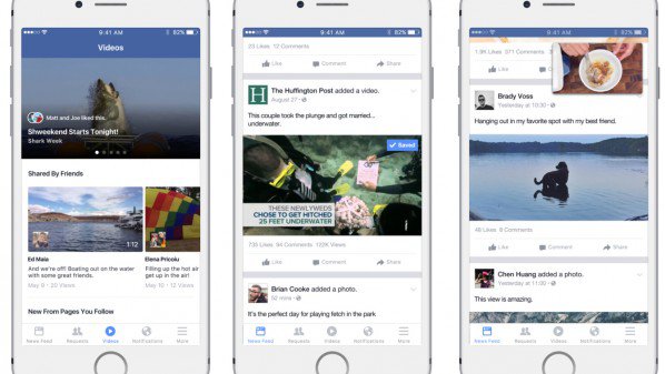فيس بوك تختبر قسم جديد خاص بالفيديو داخل تطبيقها على الأجهزة الذكية 1 fbvidz