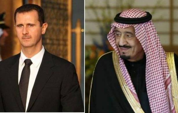 بشار الأسد والملك سلمان