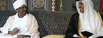 مباحثات بين الرئيس وأمير قطر 10 البشير و قطر