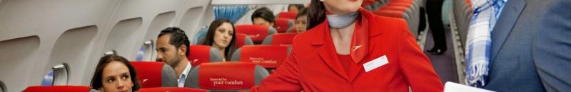 التعامل على متن الطائرة