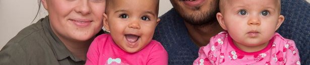 بالصور .. سيدة عقيمة تنجب 4 أطفال في أقل من سنة 10 توأم يختلف في لون البشرة