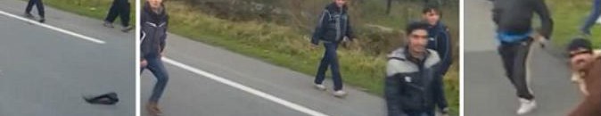 حلدثة جديدة شاحنة تدهس 10 أشخاص في كندا 10 سائق أوروبي يحاول دهس لاجئين