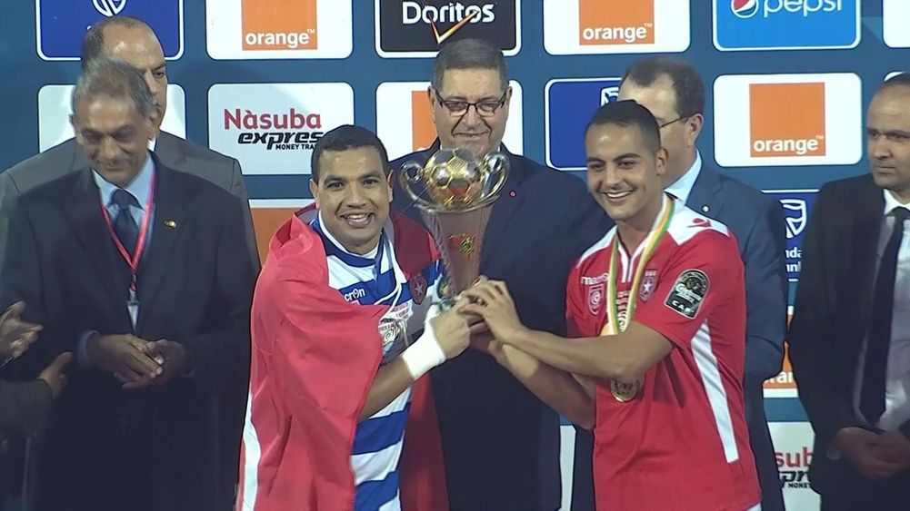 بالصورة..النجم الساحلي التونسي يسطع في سماء أفريقيا ويحقق لقبه الرابع في كأس الإتحاد الأفريقي بعد فوزه علي أورلاندو 1 النجم