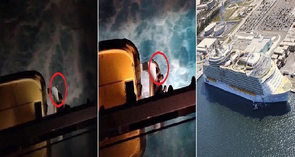 بالفيديو.. سقوط مروع لشاب حاول استعراض مهاراته في القفز 1 لحظة سقوط راكب برازيلي من سفينة