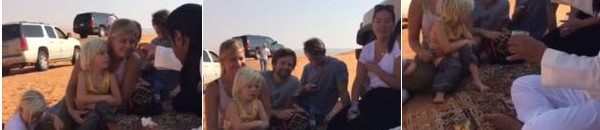 بالفيديو: سعودي يعلم سياح أجانب صنع القهوة العربية وزميله يستغل الموقف للتغزل بالسيدات 10 سعودي مع سياح اجانب