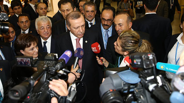 اردوغان والصحفي