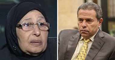 والدة توفيق عكاشة تمنعه من الظهور بقناة "الفراعين" 1 والدة توفيق عكاشة