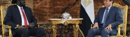 السيسي لـ"سلفا كير": ندعم جهود تحقيق التهدئة في جنوب السودان 10 السيسي سلفا كير