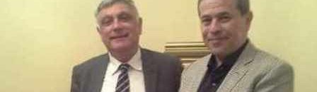 فيديوهات.. تاريخ "العشق الحرام" بين توفيق عكاشة وإسرائيل 14 توفيق عكاشة والسفير الاسرائيلى