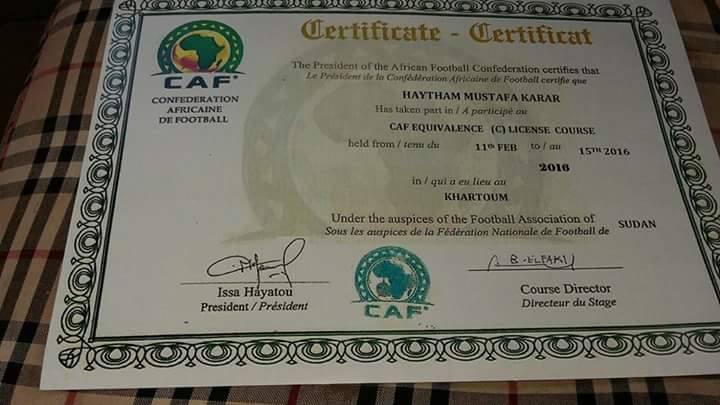 البرنس يخرس كل الألسن بحصوله علي رخصة التدريب ((C 