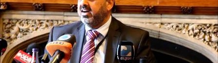 اللورد البريطاني "نظير احمد" يعزي في الدكتور حسن الترابي 10 نظير احمد