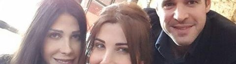 نانسي عجرم: أجد نفسي «ممثلة »في الكليبات فقط 10 نانسي عجرم وشقيقاها يحتفلان بعيد ميلاد والدتهم