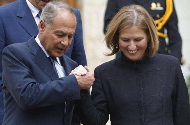 أبو الغيط .. دبلوماسي بلا إنجاز في مؤسسة بلا موقف + صورة 2 احمد ابو الغيط و تسيبي ليفني