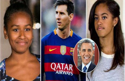 ميسي يرد على طلب أوباما بخصوص ابنتيه 1 966